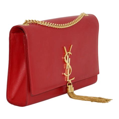 ysl tassel bag medium red|ysl kate tassel bag small.